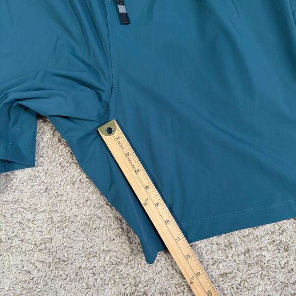 NEW FABLETICS 'The One' Mens Athletic Shorts 2XL Green 7" Lined Gym Workout NWT - Picture 4 of 7